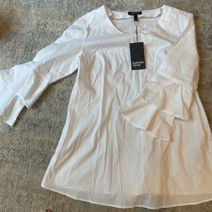 NWT Isabella Oliver Adalina Maternity Top in Pure White - Size 2